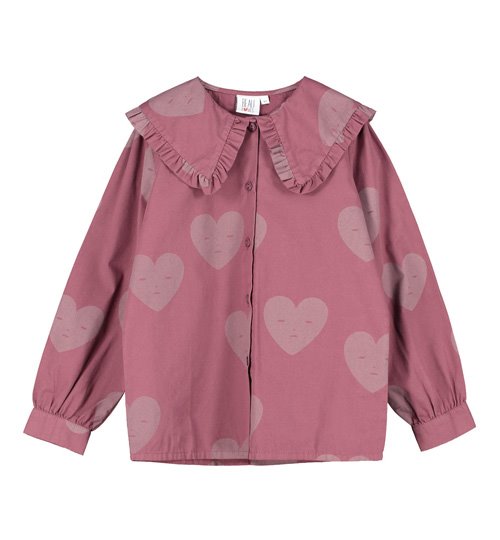 [BEAU LOVES]Wide Collar Top - Hearts