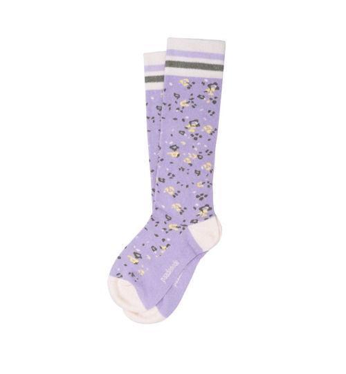 [PAADE MODE]Cotton Knee Socks - Violet