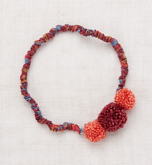 [MISHA &amp; PUFF]Pom Pom Headband - Cranberry