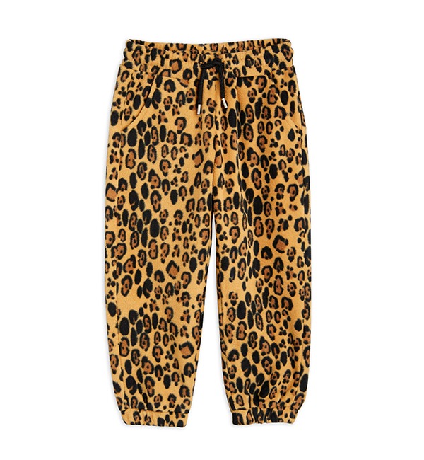 [MINI RODINI]Leopard Fleece Trousers - 1000005913