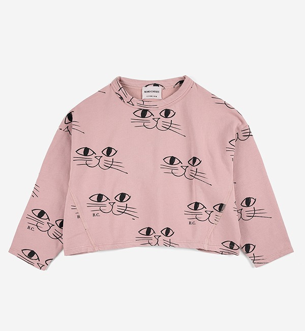 [BOBO CHOSES]Cropped Sweatshirt - 223AC047