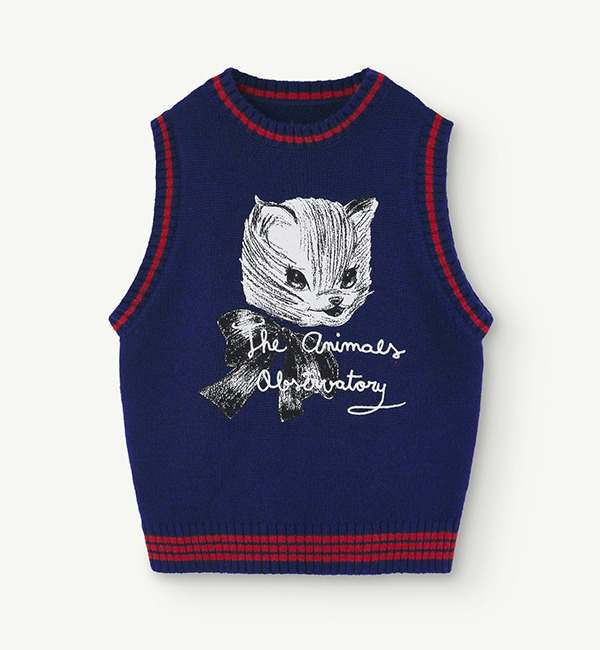 REORDERCHRISTMAS COLLECTION[THE ANIMALS OBSERVATORY]Bat Kids Vest - 064_FO