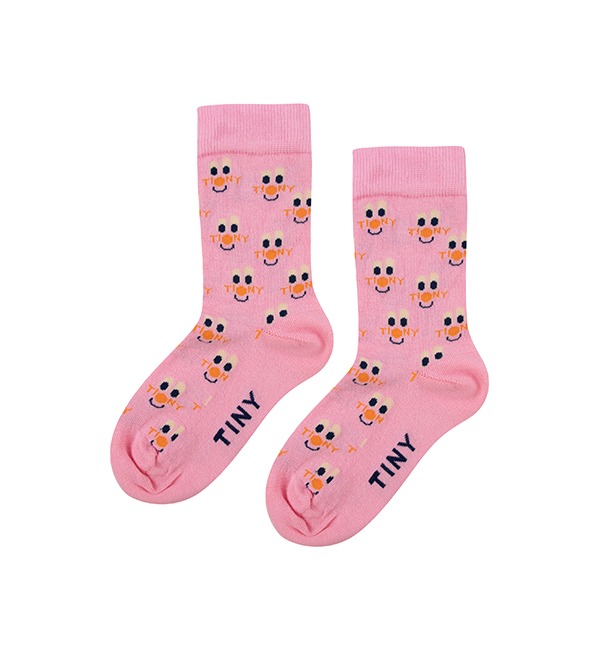 [TINYCOTTONS]Clowns Medium Socks - Pink