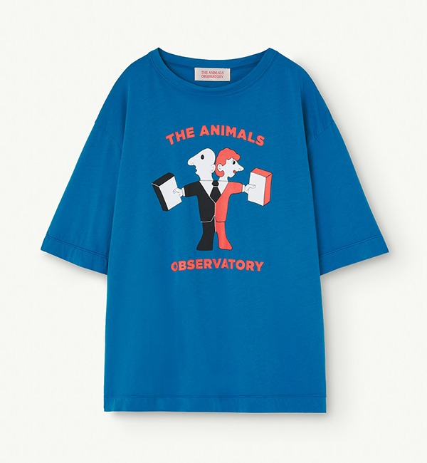 [THE ANIMALS OBSERVATORY]Rooster Oversize Kids T-Shirt - 310_DG