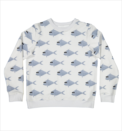 [CRLNBSMNS]Printed Sweater - Terror Fish