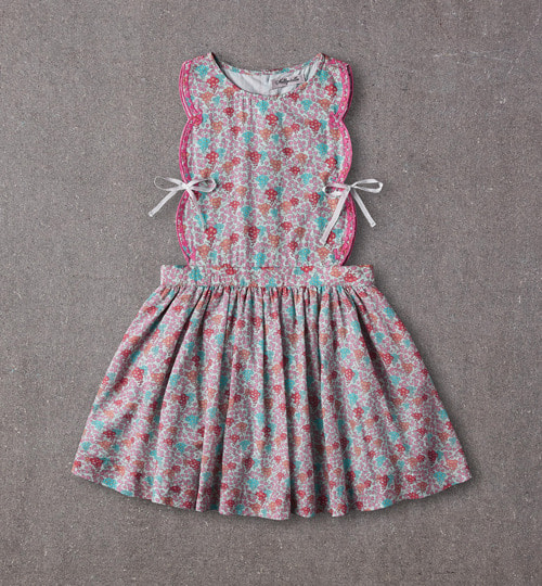 [NELLYSTELLA]Emma Dress - Blooming Hearts Mint