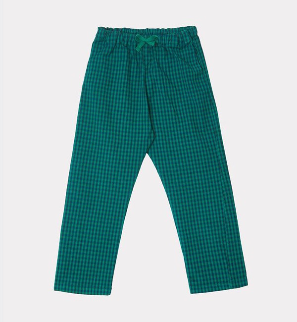 [CARAMEL]Leda Trousers - Green Check