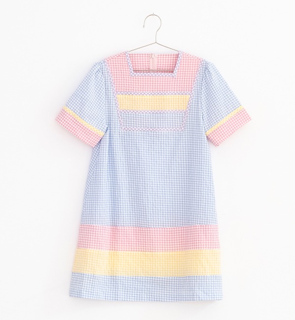 [FISH &amp; KIDS]Multicolor Chekcs Dress