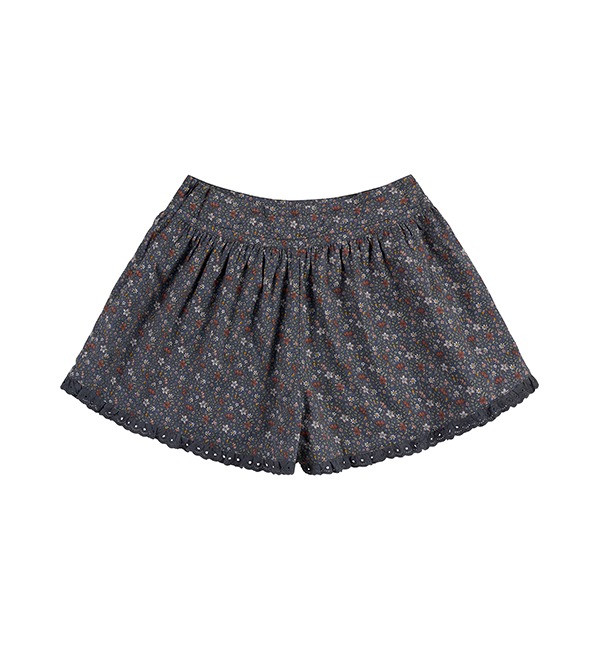 [LITTLE COTTON CLOTHES]Joanie Shorts - Cottage Floral Blue