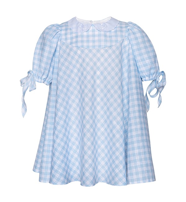 [PAADE MODE]Linen Dress - Picnic Blue