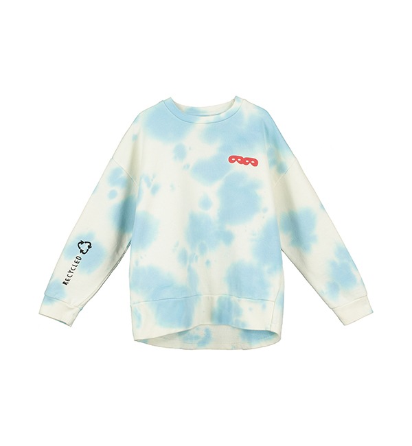 [BEAU LOVES]Relaxed Fit Sweater - Blue Clouds