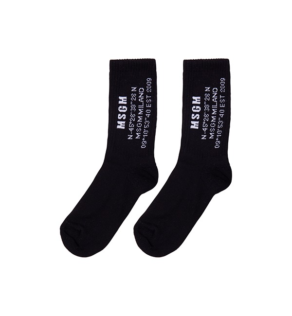 [MSGM KIDS]Socks - MS029274 - Black