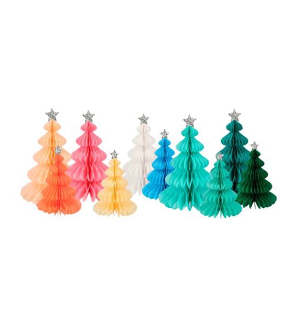 [MERI MERI]Rainbow Forest Honeycomb Decorations