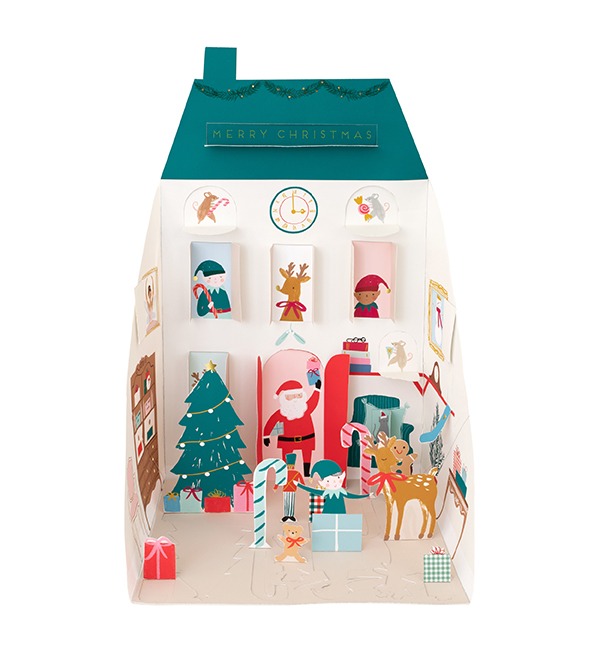 [MERI MERI]Santa&#039;s House Pop Up Advent Calendar