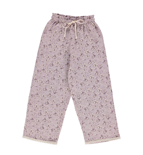[LIILU]Claudia Flower Pants - lilac Floral