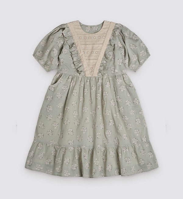 [LITTLE COTTON CLOTHES]Enid Dress - Zinnia Floral