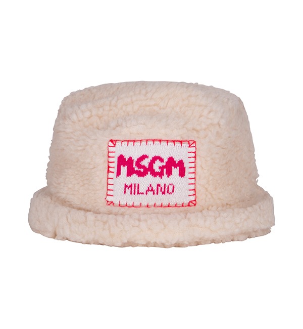 [MSGM KIDS]Fur Cloche - MSJGCT059 - Cream