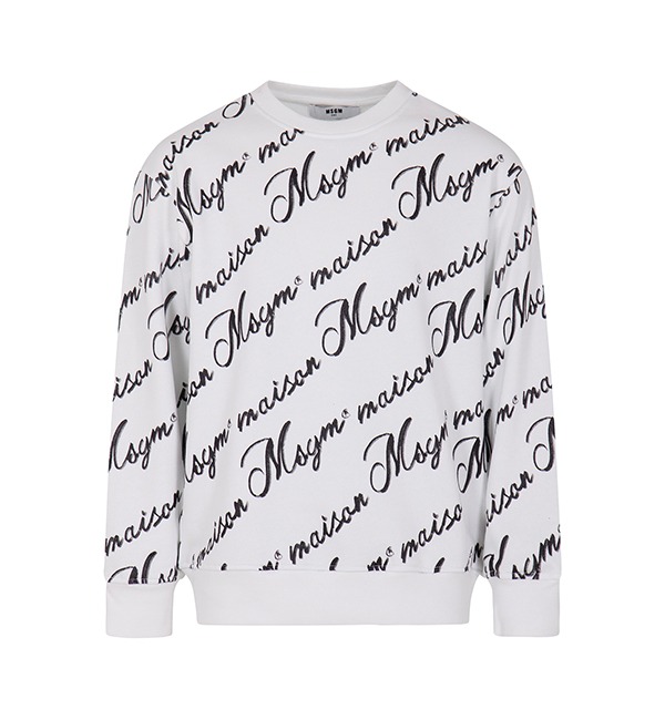 [MSGM KIDS]Sweatshirt - S4MSJGSW128 - White