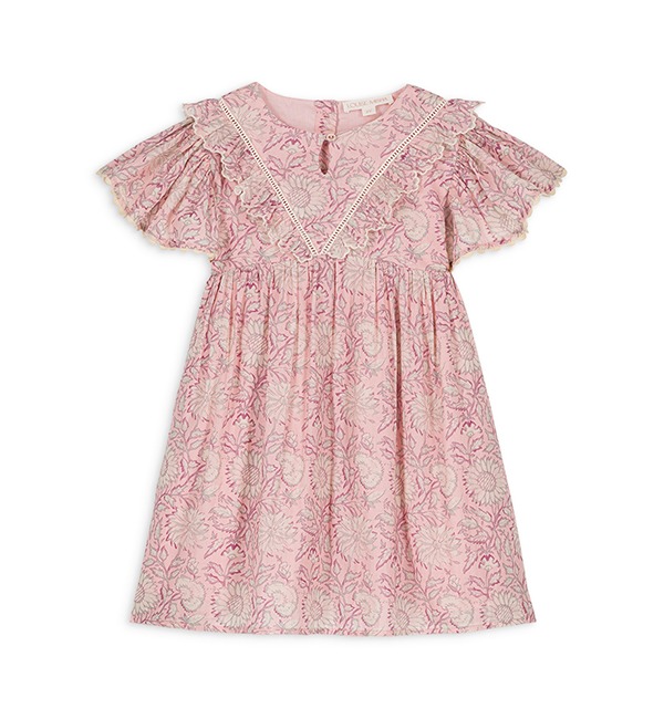 [LOUISE MISHA]Siloe Dress - Pink Daisy Garden