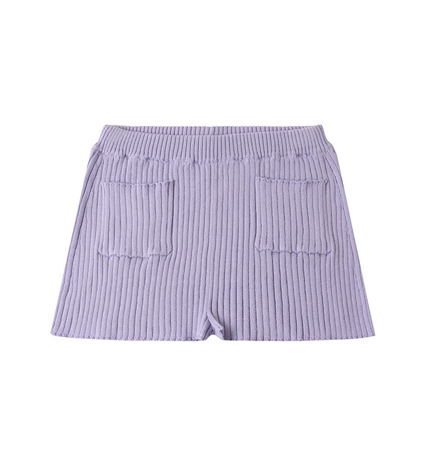 [KNIT PLANET]Casual Casual Shorts - Lavender