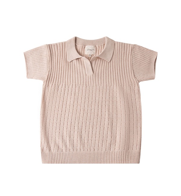 [KNIT PLANET]Casual Polo - Ivory