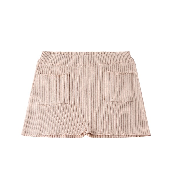 [KNIT PLANET]Casual Shorts - Ivory