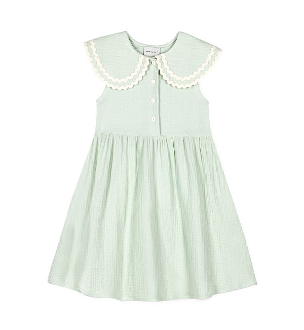 [MIPOUNET]Alice Dress - Green Lily