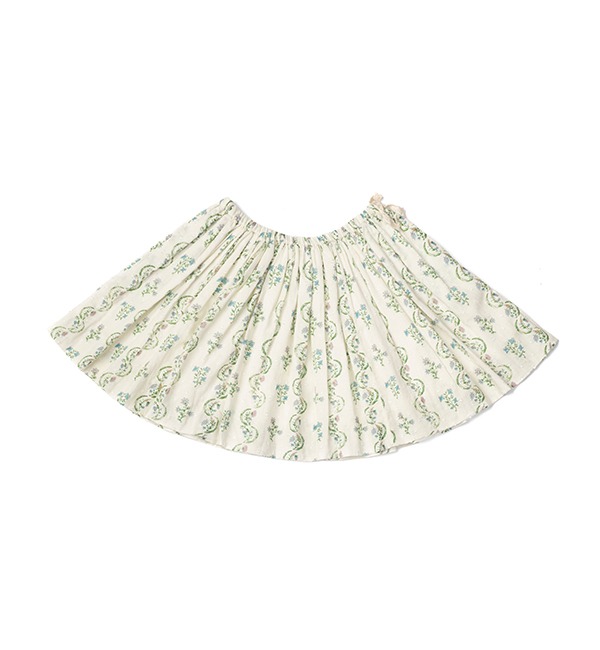[LALI KIDS]Twirly Skirt - Floral Vine