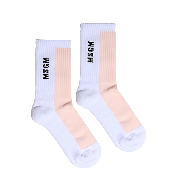 [MSGM KIDS]Socks - S4MSJUSO037 - Light Pink